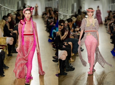 Ao dai Vo Viet Chung an tuong tren san dien Anh quoc hinh anh