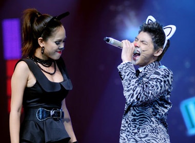 Noo Phuoc Thinh va Ai Phuong 'tai mat' vi bi che hinh anh