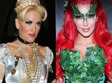 Sao Hollywood 'doa ma' trong trang phuc Halloween hinh anh