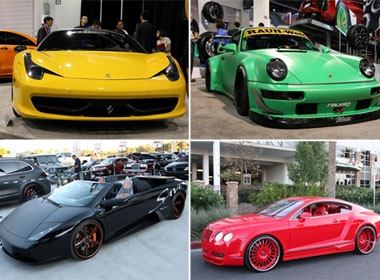 Dan xe do quan tu tai trien lam SEMA hinh anh