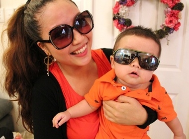 Con trai 'Oc' Thanh Van sanh dieu tu be hinh anh