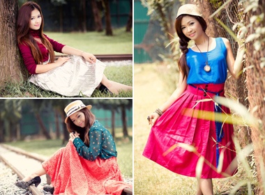 Phong cach vintage cua Duong Hoang Yen hinh anh