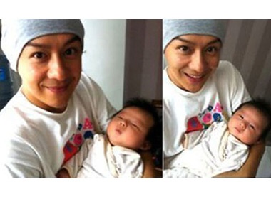 Vo Tran Hao Dan khoe anh chong be nhoc ti hinh anh