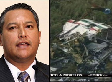 Bo truong Noi vu Mexico thiet mang vi tai nan may bay hinh anh