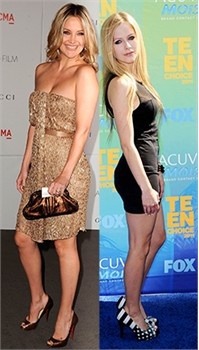 Avril Lavigne song ca cung Kate Hudson hinh anh