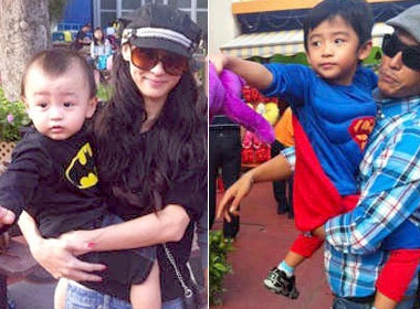 Truong Ba Chi xep hang mua ve cho con hinh anh