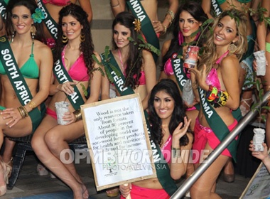 Ngam nguoi dep Hoa hau Trai dat trinh dien bikini hinh anh