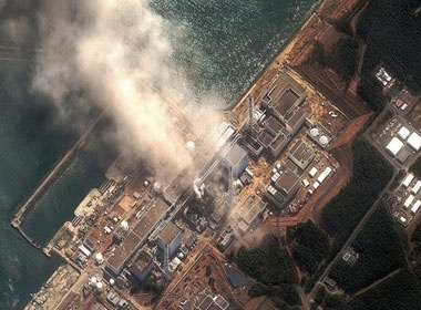 Dong dat manh o khu vuc tham hoa hat nhan Nhat Ban hinh anh