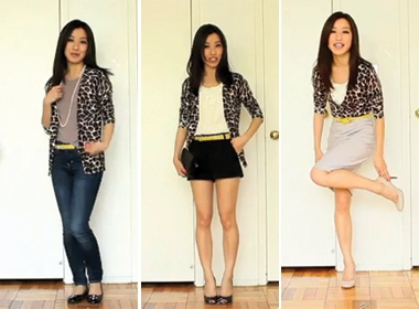 Mac dep cung cardigan da bao hinh anh