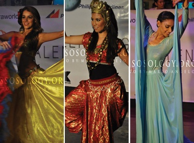 Clip thi sinh Hoa hau Trai dat thi tai nang hinh anh