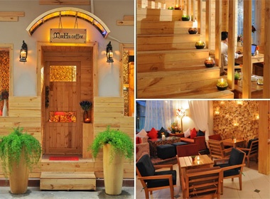 Nac thang len thien duong o Minhu ca phe hinh anh