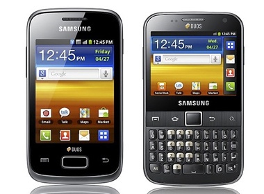 Samsung Galaxy Y hai SIM chinh thuc ra mat hinh anh