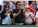 Gwen Stefani bung bau co vu Federer hinh anh
