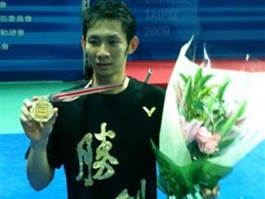 Tien Minh gianh vo dich Giai cau long Dai Loan hinh anh