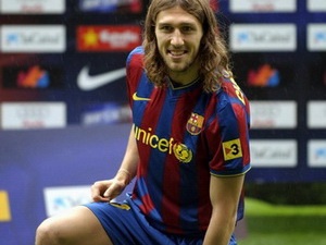 Dimitro Chygrynskiy 'cap ben' Barca hinh anh
