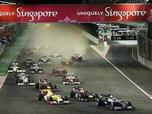 F1 Singapore - Hamilton can dich hoan hao hinh anh