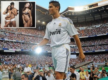 Ronaldo va Kaka se quang cao noi y hinh anh