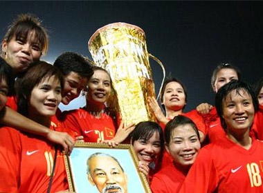 Tuyen nu VN vuot U23 ve tien thuong SEA Games hinh anh