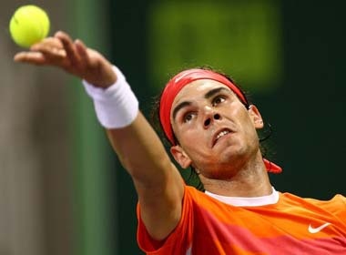 Rafael Nadal that thu trong tran chung ket Qatar Open hinh anh