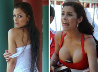 Nguoi dep World Cup bi ‘lot do’ o Brazil hinh anh