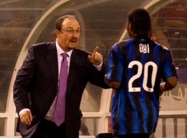 Inter thang '3 sao', Benitez ra mat an tuong hinh anh