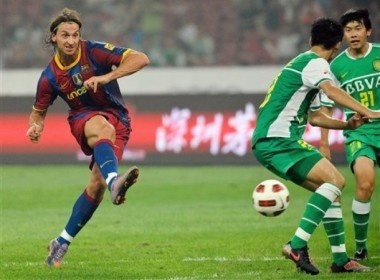 Barcelona hoan tat cu dup chien thang trong chuyen di tour Chau A hinh anh