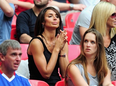Christine Bleakley den san co vu Lampard hinh anh