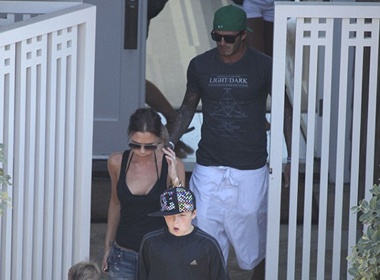 Ky nghi ngan ngay cua gia dinh nha Becks hinh anh