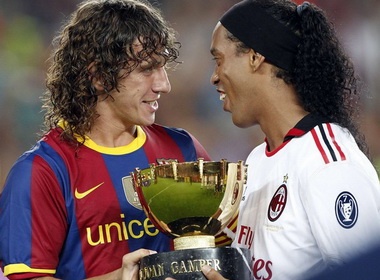Khuat phuc Milan, Barca gianh cup Joan Gamper hinh anh