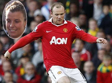 Coleen den san co vu cho Rooney hinh anh