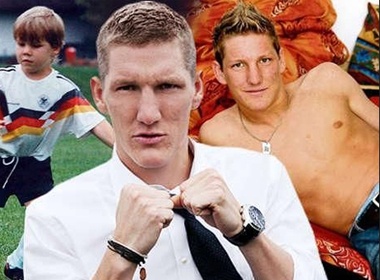 Ngay be dang yeu cua Schweinsteiger hinh anh