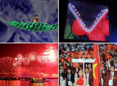 Dem khai mac ASIAD 16 long lay, hoanh trang hinh anh