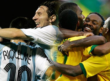 Argentina - Brazil: 'Sieu' derby vung Nam My hinh anh