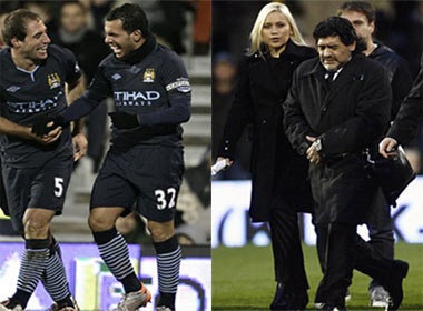 Maradona ‘xem gio’ Carlos Tevez hinh anh