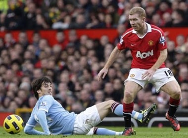 Sir Alex Ferguson van dat niem tin vao Paul Scholes hinh anh