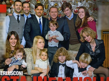 Chu tich AC Milan ben gia dinh hinh anh