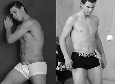 Anh Nadal quang cao Armani lai gay sot hinh anh