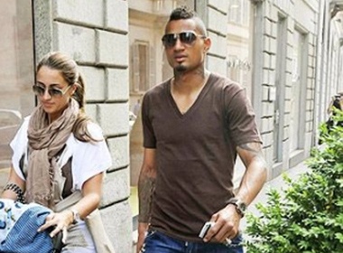 Ngay nghi vui ve cua Kevin-Prince Boateng hinh anh
