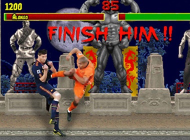 Chum anh biem hoa ve 'may chem' Nigel de Jong hinh anh