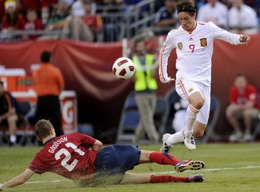 Torres ghi ban sau 9 thang, Tay Ban Nha vui dap tuyen My hinh anh