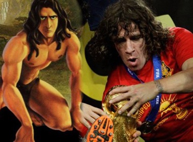 'Sao' Tay Ban Nha duoc vi nhu anh hung trong hoat hinh hinh anh