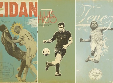 Nhung tam poster hoai co cua cac danh thu bong da hinh anh