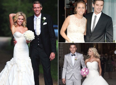 Dam cuoi he dep nhu mo cua cac 'sao' the thao hinh anh