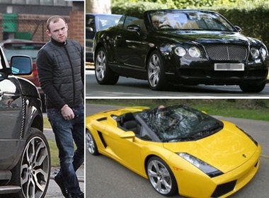 Bo suu tap 'xe' hoanh trang cua 'tay choi' Wayne Rooney hinh anh