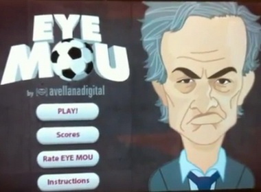 Game 'choc mat Mourinho' an khach tren Iphone hinh anh