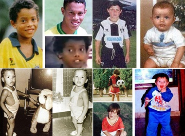 Hinh anh ngay be de thuong cua cac 'sao' san co hinh anh