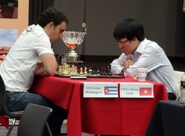 Thua tran, Le Quang Liem mat ngoi dau bang SPICE Cup hinh anh