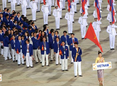 VDV du SEA Games 26 phai o tau quan su hinh anh