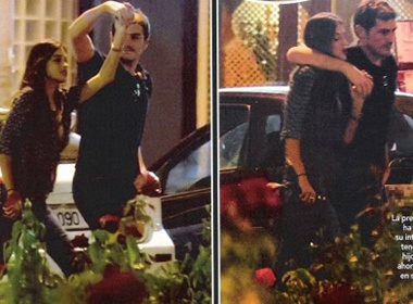 Casillas vui ve ben co bo phong vien hinh anh