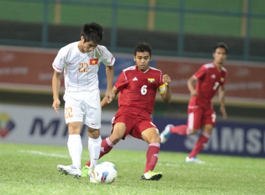 U23 Viet Nam, Myanmar chinh thuc vao ban ket hinh anh